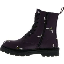 Heavenly Feet Womens Justina 8 Eye Boot - Purple Bee -Fashion Shoe Store HeavenlyFeet Justina PurpleBee 5 15