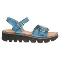 Heavenly Feet Womens Trudy Sandals - Blue -Fashion Shoe Store HeavenlyFeet Trudy Blue 3 6