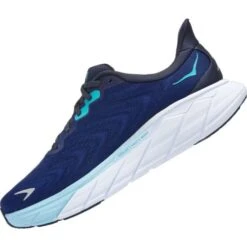 Hoka Mens Arahi 6 Road Running Shoes Trainers - Outer Space Bellweather Blue -Fashion Shoe Store Hoka Arahi6 OSBB 6 18