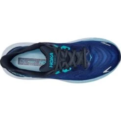 Hoka Mens Arahi 6 Road Running Shoes Trainers - Outer Space Bellweather Blue -Fashion Shoe Store Hoka Arahi6 OSBB 7 18