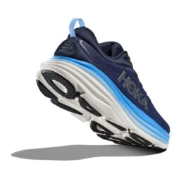 Hoka Mens Bondi 8 Wide Running Shoes - Outer Space All Aboard -Fashion Shoe Store Hoka Bondi8WIDE Outerspace 4 8
