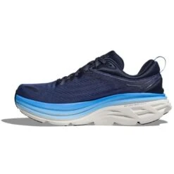 Hoka Mens Bondi 8 Wide Running Shoes - Outer Space All Aboard -Fashion Shoe Store Hoka Bondi8WIDE Outerspace 8 8