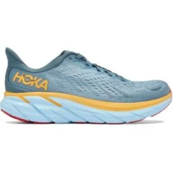 Hoka Mens Clifton 8 Running Shoes - Goblin Blue Mountain Spring -Fashion Shoe Store Hoka Clifton8 GoblinBlue 7 18