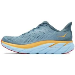 Hoka Mens Clifton 8 Running Shoes - Goblin Blue Mountain Spring -Fashion Shoe Store Hoka Clifton8 GoblinBlue 8 18