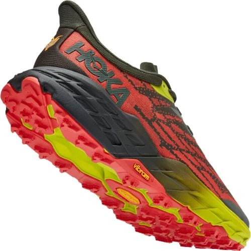 Hoka Mens Speedgoat 5 Running Shoes - Thyme Fiesta 7 Hoka Mens Speedgoat 5 Running Shoes - Thyme Fiesta - Image 5