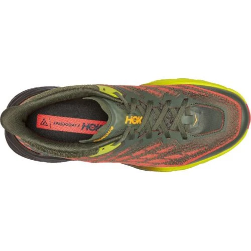 Hoka Mens Speedgoat 5 Running Shoes - Thyme Fiesta 9 Hoka Mens Speedgoat 5 Running Shoes - Thyme Fiesta - Image 7