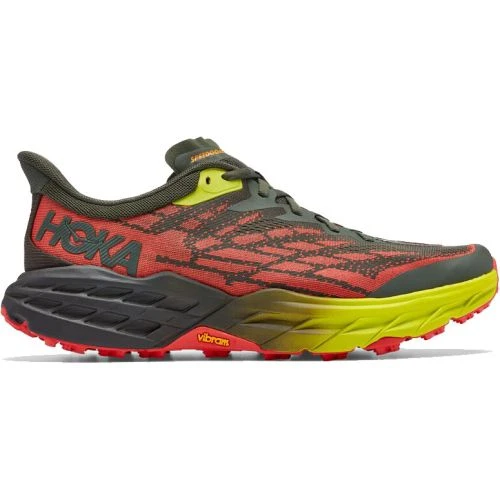 Hoka Mens Speedgoat 5 Running Shoes - Thyme Fiesta 4 Hoka Mens Speedgoat 5 Running Shoes - Thyme Fiesta - Image 2