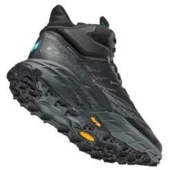 Hoka Speedgoat 5 Mid GTX Waterproof Walking Boots - Black Black -Fashion Shoe Store Hoka Speedgoat5MidGTX Black 3 21