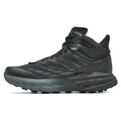 Hoka Speedgoat 5 Mid GTX Waterproof Walking Boots - Black Black -Fashion Shoe Store Hoka Speedgoat5MidGTX Black 8 21