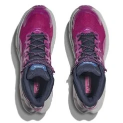 Hoka Womens Trail Code Walking Boots - Beautyberry Harbor Mist -Fashion Shoe Store Hoka TrailCode Beautyberry 2 7