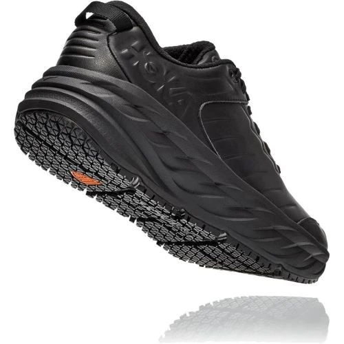 Hoka Mens Bondi SR Trainer - Black Black 6 Hoka Mens Bondi SR Trainer - Black Black - Image 4