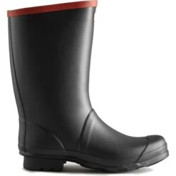 Hunter Mens Argyll Short Knee Wellies Rain Boots -Fashion Shoe Store Hunter ArgyllShortKnee Black 4 35