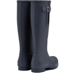 Hunter Mens Original Side Adjustable Boots - Navy 9 Hunter Mens Original Side Adjustable Boots - Navy -Fashion Shoe Store Hunter MOriginalSideAdj Navy 3 7