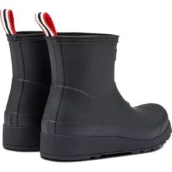 Hunter Womens Original Play Short Wedge Platform Wellies Rain Boots - Black 9 Hunter Womens Original Play Short Wedge Platform Wellies Rain Boots - Black -Fashion Shoe Store Hunter OriginalPlayShort Black 3 16