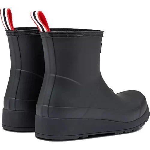 Hunter Womens Original Play Short Wedge Platform Wellies Rain Boots - Black 5 Hunter Womens Original Play Short Wedge Platform Wellies Rain Boots - Black - Image 3