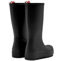 Hunter Womens Original Play Tall Wedge Platform Wellies Rain Boots -Fashion Shoe Store Hunter OriginalPlayTall Black 3 8