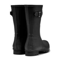 Hunter Mens Original Short Wellies Rain Boots - Black -Fashion Shoe Store Hunter OriginalShortMens Black 3 7