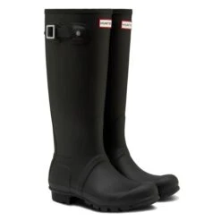 Hunter Mens New Original Tall Wellies Rain Boots - Black -Fashion Shoe Store Hunter OriginalTall Black 2 12