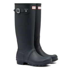 Hunter Mens New Original Tall Wellies Rain Boots - Navy -Fashion Shoe Store Hunter OriginalTall Navy 1 7