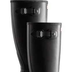 Hunter Womens Original Tall Wide Fit Wellington Boots - Black -Fashion Shoe Store Hunter OriginalTallWide Black 5 13