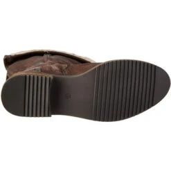 Hush Puppies Womens Bonnie Mid Calf Leather Boots - Brown -Fashion Shoe Store HushPuppies BonnieMid BrownRT 2 8