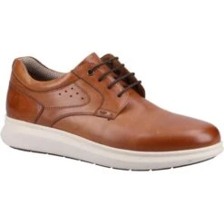 Hush Puppies Mens Brett Shoes - Tan