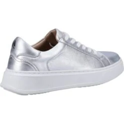 Hush Puppies Womens Camille Trainers - Silver 8 Hush Puppies Womens Camille Trainers - Silver -Fashion Shoe Store HushPuppies Camille Silver 2 7