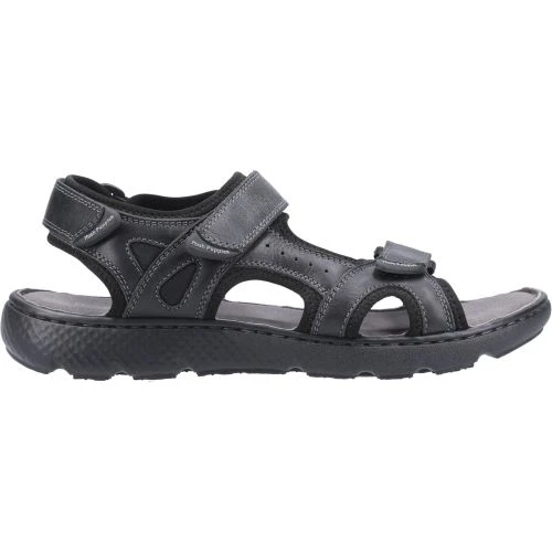 Hush Puppies Mens Carter Sandals - Black 4 Hush Puppies Mens Carter Sandals - Black - Image 2