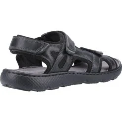 Hush Puppies Mens Carter Sandals - Black 8 Hush Puppies Mens Carter Sandals - Black -Fashion Shoe Store HushPuppies Carter Black 3 7