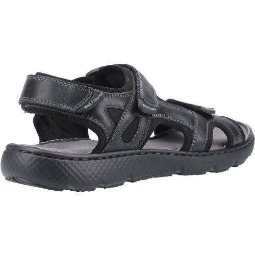 Hush Puppies Mens Carter Sandals - Black 5 Hush Puppies Mens Carter Sandals - Black - Image 3
