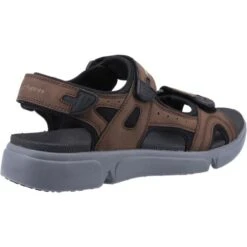 Hush Puppies Mens Castro Sandals - Brown -Fashion Shoe Store HushPuppies Castro Brown 2 7