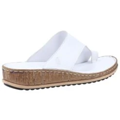 Hush Puppies Womens Elissa Sandals - White -Fashion Shoe Store HushPuppies Elissa White 3 6