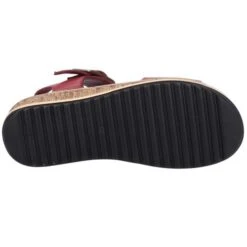 Hush Puppies Womens Ellie Sandals - Red -Fashion Shoe Store HushPuppies Ellie Bordeaux 3 6