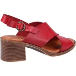 Hush Puppies Womens Gabrielle Sandals - Red -Fashion Shoe Store HushPuppies Gabrielle Red 3 6