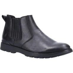 Hush Puppies Mens Gary Chelsea Boots - Black