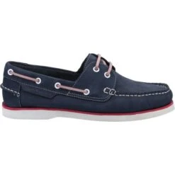 Hush Puppies Womens Hattie Boat Shoes - Navy Pink -Fashion Shoe Store HushPuppies Hattie NavyPink 4 6