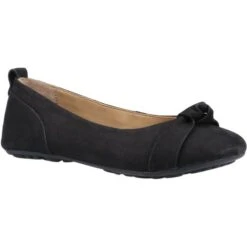 Hush Puppies Womens Jada Ballerina Pumps - Black