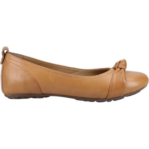 Hush Puppies Womens Jada Ballerina Pumps - Tan 4 Hush Puppies Womens Jada Ballerina Pumps - Tan - Image 2