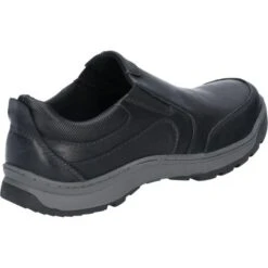 Hush Puppies Mens Jasper Slip On Shoes - Black -Fashion Shoe Store HushPuppies JasperRT Black 2 1