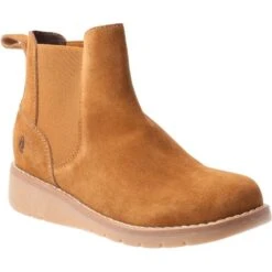 Hush Puppies Womens Layla Water Resistant Boots - Tan