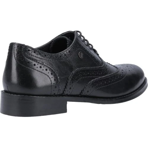 Hush Puppies Womens Natalie Leather Brogue Shoes - Black 6 Hush Puppies Womens Natalie Leather Brogue Shoes - Black - Image 4
