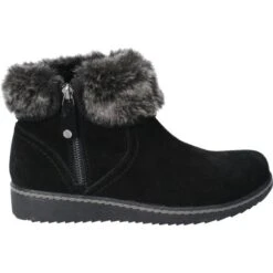 Hush Puppies Womens Penny Warm Lined Ankle Boot - Black 11 Hush Puppies Womens Penny Warm Lined Ankle Boot - Black -Fashion Shoe Store HushPuppies Penny Black 4 7