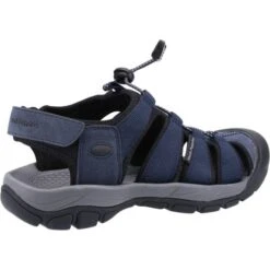 Hush Puppies Mens Peru Sandals - Navy -Fashion Shoe Store HushPuppies Peru Navy 2 7