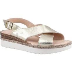 Hush Puppies Womens Saphira Sandals - Gold