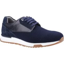 Hush Puppies Mens Simon Trainers - Navy