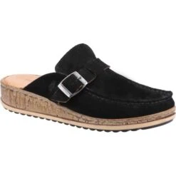 Hush Puppies Womens Sorcha Clogs - Black