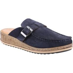 Hush Puppies Womens Sorcha Clogs - Navy