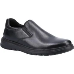 Hush Puppies Mens Trent Shoes - Black