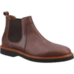 Hush Puppies Mens Warren Chelsea Boots - Brown