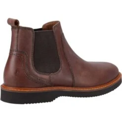 Hush Puppies Mens Warren Chelsea Boots - Brown -Fashion Shoe Store HushPuppies Warren Brown 2 7